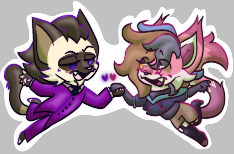 Chibi sticker for my indie show